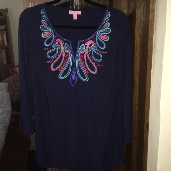 Lily Pulitzer Charlotte Tunic Top - Picture 6 of 6